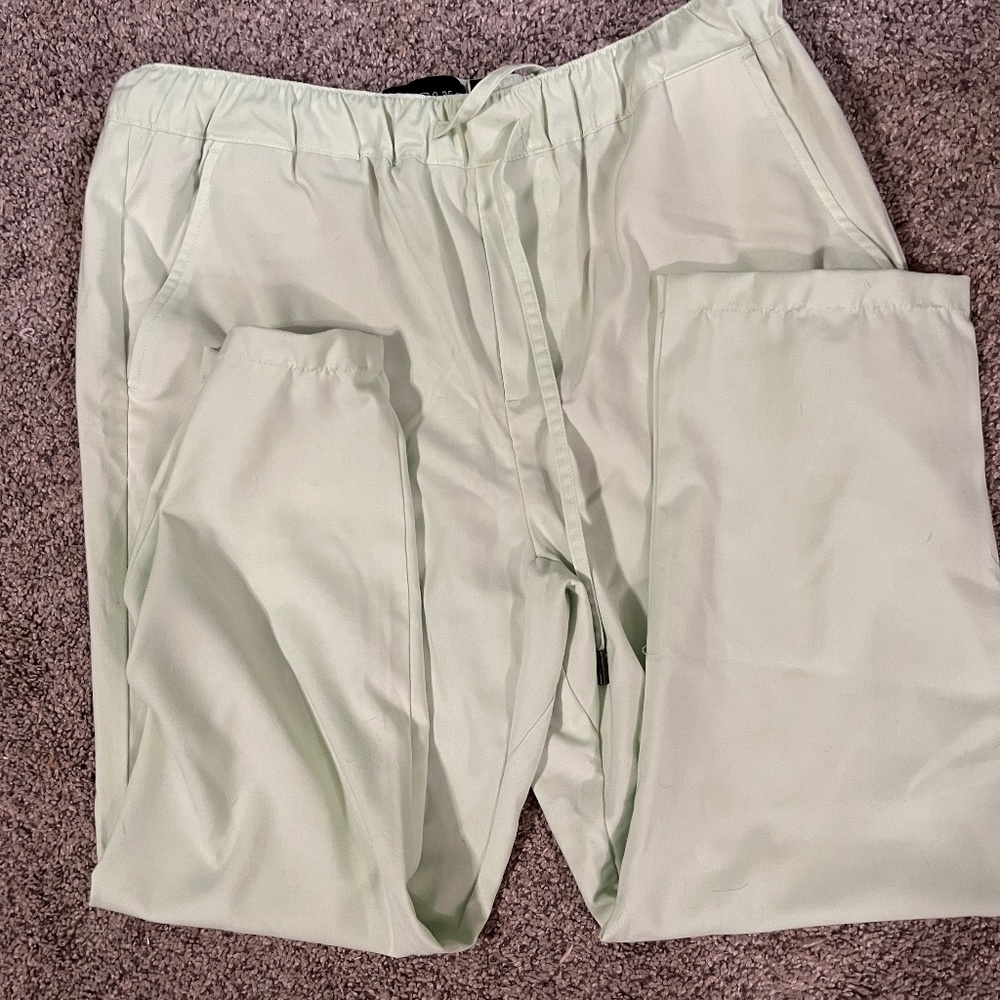 Wildfang The Empower Drawstring Pants In Pistachio Jogger Slacks